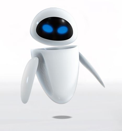 Walle Y Eva, Walle And Eva, Wall E Movie, Eve Wall E, Wall E Eve, Disney Wall, Wall E, Robot Design, Love Wall