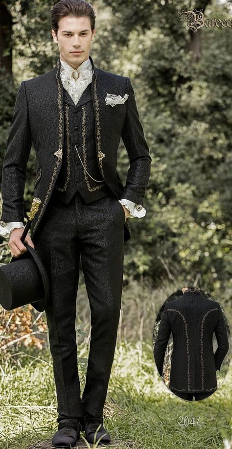 Victorian Suit Mens, Masquerade Outfit Ideas Men, Masquerade Outfit Men, Masquerade Ball Men, Victorian Outfit Men, Victorian Suits, Masquerade Suit, Masquerade Men, Gothic Suit