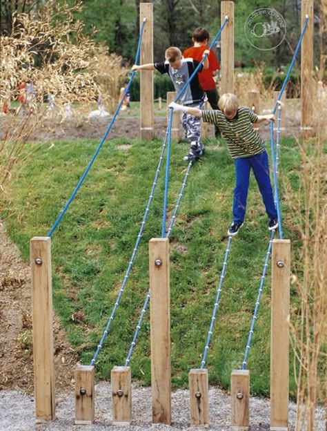 Swing Set Diy, Natural Playgrounds, Diy Swing, Outdoor Play Spaces, Natural Play, Diy Playground, Outside Play, Play Structures, Kids Outdoor Play