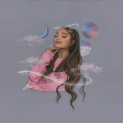 Btw I drawed this :) Anime Ariana Grande, My Everything Ariana Grande, Ariana Grande Cat, Ariana Grande Tattoo, Ariana Grande Anime, Ariana Grande Background, Ariana Grande Images, Ariana Grande Drawings, Ariana Video