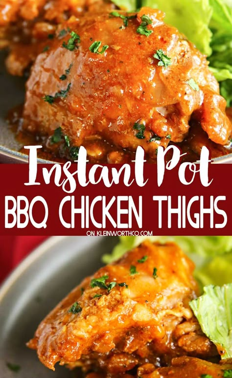 Chicken Thighs In Instant Pot, Pressure Cooker Bbq Chicken, Barbecue Chicken Thighs, Instant Pot Bbq Chicken, Chicken Breast Instant Pot, Chicken Breast Crockpot, Easy Bbq Chicken, Bbq Chicken Thighs, Chicken Breast Crockpot Recipes