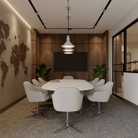 Office 14 Kuwait :: Behance Office Meeting Room Interior, Board Room Design, Meeting Room Design Office, Contemporary Office Interiors, Office Design Concepts, Small Office Design Interior, Conference Room Design, Meeting Room Design, Small Office Design