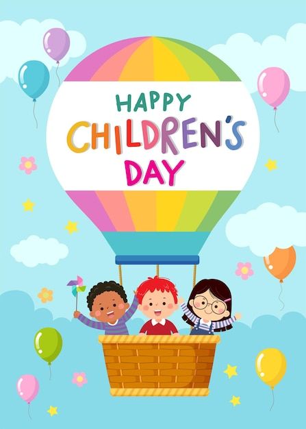 Happy Childrens Day Poster, Children's Day Craft, Childrens Day Illustration, Children's Day Activities, Childrens Day Quotes, Children's Day Poster, School Board Decoration, Inspirational Quotes For Students, Happy Children's Day