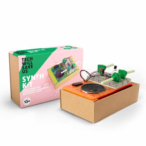 The coolest STEM kits and gifts for big kids and tweens: Tech Will Save Us Synth kit. STEM toys and gifts are definitely high on lots of holiday wish lists this season, so we’re rounding up some of the coolest options for big kids and tweens. From cool STEM building sets to STEM subscription boxes, in every single price range (hey, we know that matters), we’ve got you covered | Cool Mom Picks #stem #toysforkids #giftsforkids #educationaltoys #gifts Kids Gifts For Grandparents, Kids Gifts For Parents, Kids Gifts Diy, Unique Kids Gifts, Diy Kids Gifts, Kids Gifts Ideas, Christmas Kids Gifts, Homemade Kids Gifts, Architecture Workshop