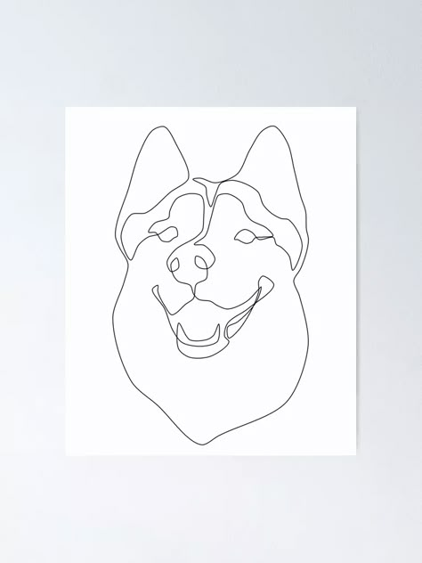 Husky Silhouette Tattoo, Fine Line Husky Tattoo, Husky Line Drawing, Husky Outline Tattoo, Husky Drawing Easy, Koda Tattoo, Husky Line Art, Husky Outline, Husky Tattoo