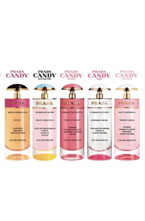 Prada Candy Perfume, Candy Perfume, Koleksi Parfum, Fragrance Lab, Prada Candy, Sweet Perfume, Perfume Organization, Fragrances Perfume Woman, Perfume Collection Fragrance