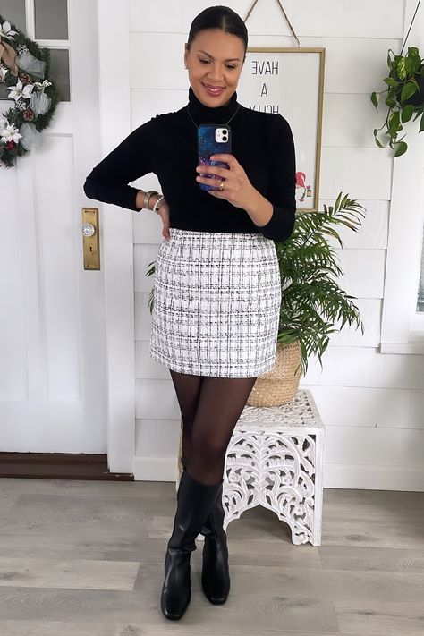 IDEALSANXUN Womens High Waist … curated on LTK Tweed Skirt Outfit Winter, Pencil Skirt With Tights, Plaid Pencil Skirt Outfit, Pencil Skirt Outfits Winter, Tweed Skirt Outfit, Glam Minimalist, Mini Skirt Outfits, Spring Skirt Outfits, Short Skirts Outfits