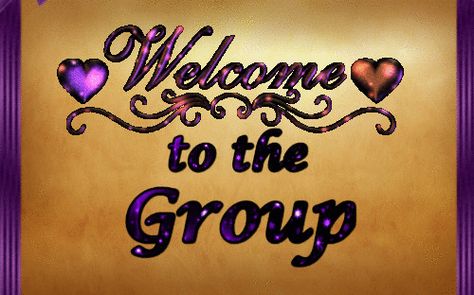 Purple and gold Welcome To The Group Image, Romantic Dpz, Iphone Wallpaper King, Welcome Quotes, Relationship Poems, Welcome Images, Welcome Gif, Group Images, Welcome New Members