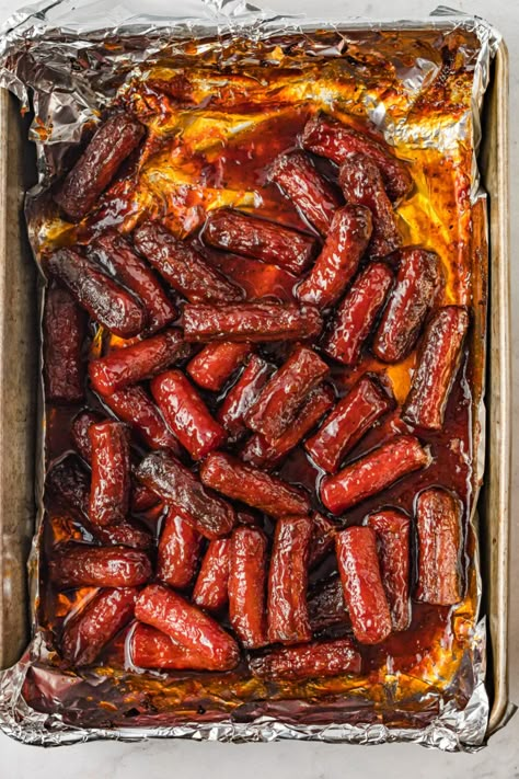 Hot Dog Burnt Ends - Kitchen Divas Fall Weenie Roast Ideas, Hot Dog Burnt Ends Recipe, Beef Hotdog Burnt Ends, Hot Dog Burnt Ends Grill Nation, Smoked Sausage Burnt Ends In Oven, Hot Dog Burnt Ends Air Fryer, Sausage Burnt Ends Oven, Glizzy Hot Dog, Burnt Hot Dog Ends