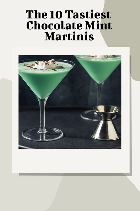 Peppermint Martini Recipe, Smirnoff Peppermint Twist, Mint Martini, Chocolate Martini Recipe, Peppermint Vodka, Peppermint Martini, Chocolate Vodka, Mint Desserts, Liquor Recipes