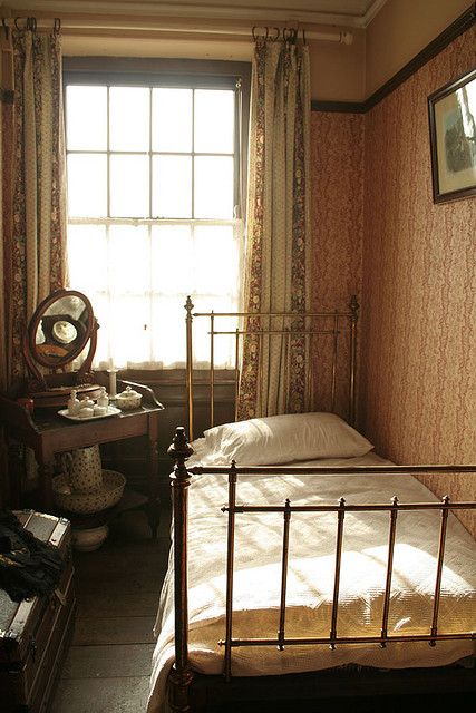 'A Fusty old Edwardian Bedroom at Beamish' Edwardian Bedroom, Primitive Bedroom, Single Bedroom, Pressed Flower, Single Bed, My New Room, Dream Room, Bedroom Diy, Room Inspo