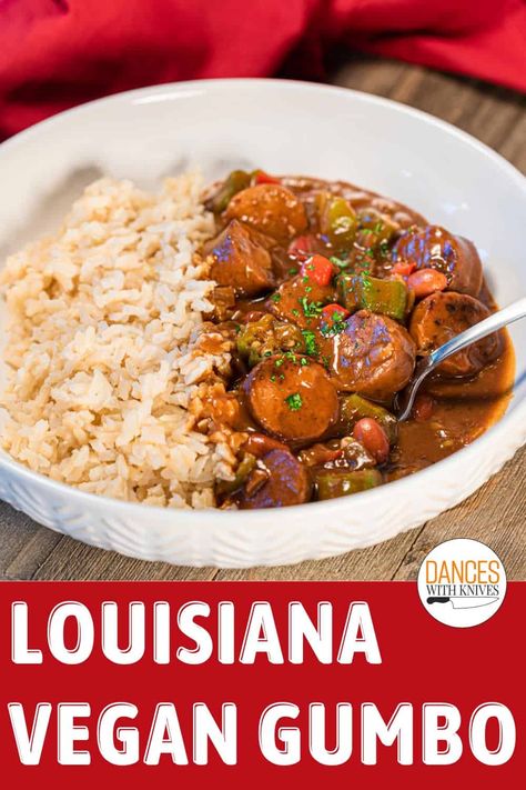 Vegan Gumbo Louisiana Style Vegetarian Cajun, Vegan Cajun Recipes, Vegan Gumbo, Vegetarian Gumbo, Vegan Cajun, Vegan Soul Food, Recipes By Ingredients, Louisiana Style, Cajun Dishes