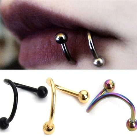 Ear Piercing Helix, Cartilage Helix Piercing, Ear Peircings, Lip Piercing Jewelry, Ear Tapers, Helix Ear, Hammered Hoop Earrings, Eyebrow Piercing, Body Jewelry Piercing