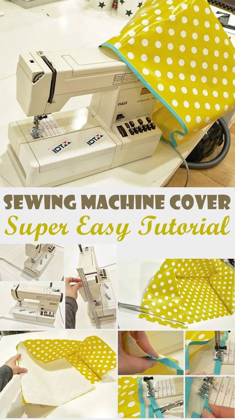 Our how-to guide will help you make your own sewing machine cover. DIY Free Sewing Easy Tutorial Sewing Machine Cover Diy Free Pattern, Sewing Machine Covers Easy, Diy Sewing Machine Cover, Sewing Machine Covers, How To Make A Sewing Machine Cover, How To Sew A Sewing Machine Cover, Easy Sewing Machine Cover Pattern Free, Sewing Machine Dust Cover Free Pattern, Sewing Machine Cover Tutorial Free