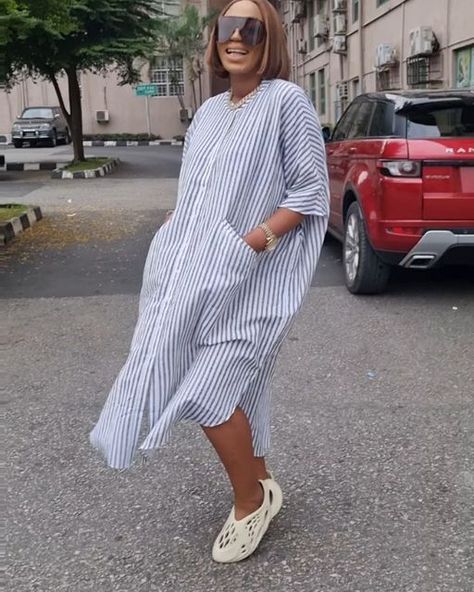 Pink divas Store on Instagram: "Free size up to UK 20 16,500 naira" Shirt Dress Styling Ideas, Shirt Dress Styling, Dress Styling Ideas, Luxury Black Women, Ruffle Dresses, Boutique Shirts, Dress Styling, Pregnant Style, Oversized Shirt Dress