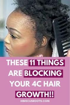 Black Woman Hair Growth Tips, Afro Hair Growth, 4c Hair Growth, Grow Black Hair, Growing Long Natural Hair, Grow Natural Hair, Natural Hair Growth Remedies, 4c Hair Care, Black Hair Growth