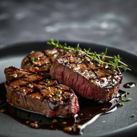 Balsamic Marinated Venison Steak Venison Marinade Recipes, Marinated Venison, Venison Marinade, Cycle Food, Venison Steak Recipes, Venison Steaks, Mushroom Sauce Steak, Steak Marinated, Elk Recipes