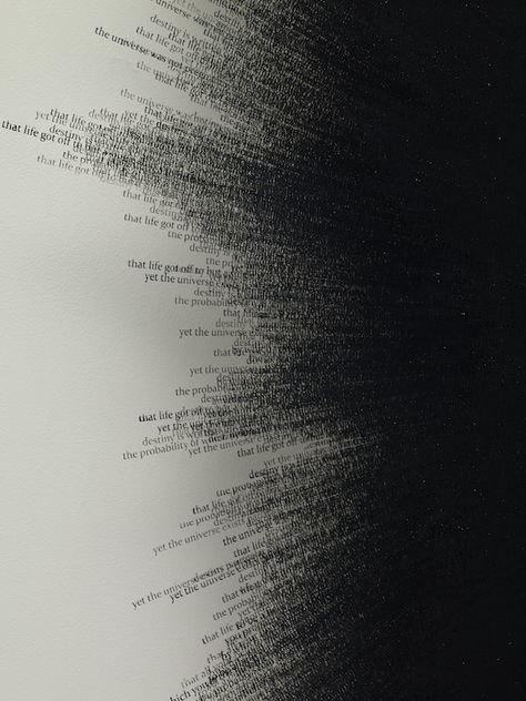 Idris Khan, Concrete Poetry, Experimental Type, Creative Coding, Typography Poster Design, Typographic Poster, Grafic Design, Visual Poetry, Design Editorial