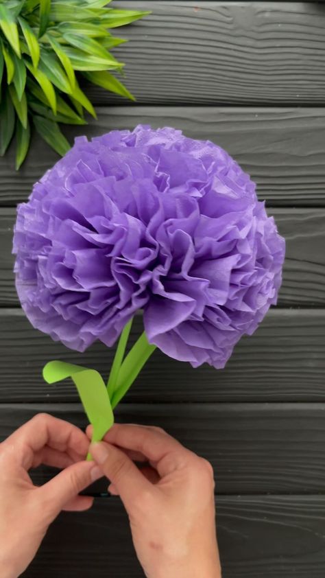 Beautiful Rose Paper Flower #diy #diycrafts #homedecor #paperflowers #papercrafts | Instagram Paper Decoration, Paper Craft Tutorials, Flower Paper, Tissue Paper Flowers, Decoration Diy, Craft Tutorials, Tissue Paper, Paper Flowers, Origami