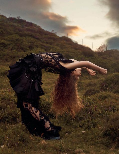 Emma Summerton Eyes Carolina Burgin in Black Romanticism — Anne of Carversville Ideas For Collage, Woodland Aesthetic, Emma Summerton, South Of Heaven, High Fashion Photography, Vogue Spain, V Magazine, Movie Party, Vogue Japan