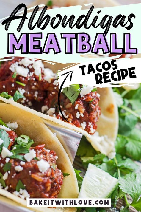 Meatball Tacos, Holiday Prime Rib Roast, Albondigas Meatballs, Holiday Prime Rib, Meatballs Dinner, Mexican Meatballs, Ground Beef Dinners, Pizza Tacos, Chipotle Aioli