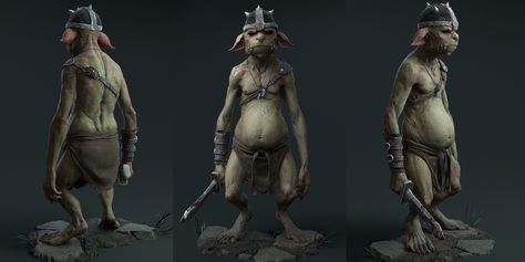 Maria Panfilova, Character 3d artist - charact anime goblin for Grimpar Di Goblins And Ogres, 3d Artist, Character Creation, Greek Statue, Painter, Batman, Statue, Anime, Fictional Characters