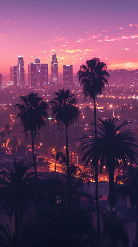 Sunset in LA #iPhone #Android #iPhoneWallpaper #AndroidWallpaper #Aesthetic #AestheticWallpaper #AestheticWallpaperiPhone #AestheticWallpaperiPad #AestheticWallpaperAndroid La Iphone Wallpaper, Pretty City Aesthetic, Miami Wallpaper Iphone, Retro City Aesthetic, Sunset City Wallpaper, City Sunset Aesthetic, Sunset Phone Wallpaper, La Wallpaper, Sunset Aesthetic Wallpaper