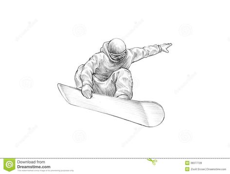 Snowboard Drawing, Snowboard Tattoo, Snowboarding Tattoo, Ski Drawing, Art Igcse, Snowboard Art, Sketch Template, Sketch Pencil, Cool Sketches