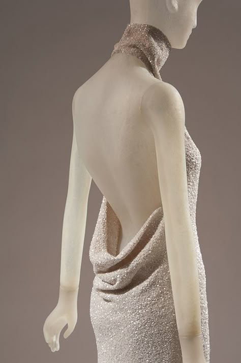 Michael Kors for CÉLINE evening dress, Fall 1998. From the collection of The Museum at FIT. Pants With Corset, Celine Gown, Leisure Suit Larry, 1990s Clothing, Drag Ideas, Wedding Event Dresses, 90s Glam, Hollywood Costume, Museum Fashion