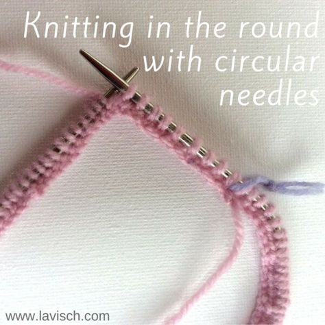 Joining Yarn, Tutorial Knitting, Knitting In The Round, Circular Designs, Cast On Knitting, Knitting Tutorials, Knitting Tips, Crochet Humor, Vogue Knitting