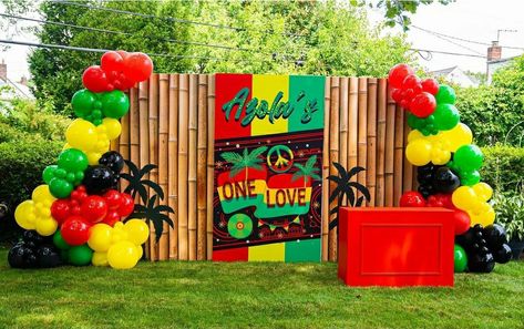 Rasta Theme Party Ideas, Jamaican Themed Wedding, Reggae Party Ideas Decoration, Dancehall Party Decor, Reggae Themed Party Ideas, Bob Marley Party Ideas, Jamaica Theme Party Ideas, Reggae Party Ideas, Jamaican Theme Party Ideas