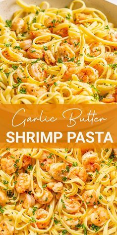 Butter Shrimp Pasta, Shrimp Pasta Recipes Easy, Garlic Butter Shrimp Pasta, Shrimp Dinner, Garlic Butter Shrimp, Shrimp Recipes For Dinner, Butter Shrimp, Shrimp Recipes Easy, Pasta Dinners