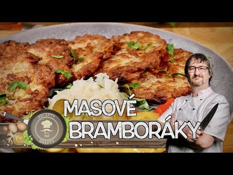 (147) BRAMBORÁKY S MLETÝM VEPŘOVÝM MASEM 👍 - YouTube Minced Pork, Potato Pancakes, You Tube, Pancakes, Meat, Chicken