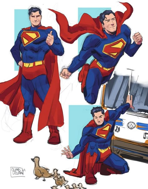 My Adventures With Superman Fanart, David Corenswet Superman, Superman Fanart, Superman Comic Art, Space Comic, Drawing Superheroes, Batman Armor, Dc Comics Wallpaper, Superman Family