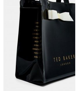 Ted Baker - Arycon - Bow detail small icon bag - Black Ted Baker Handbag, Bow Icon, Small Icons, It Doesn't Matter, Luggage Cover, Dusk To Dawn, Small Bows, Store Signs, Ted Baker London