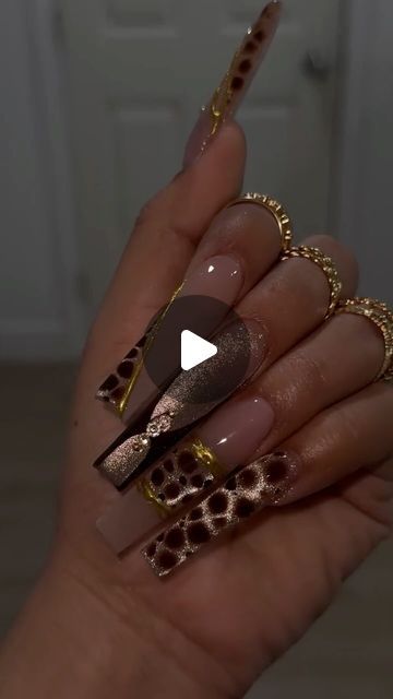 🤍𝐋𝐚𝐬 𝐕𝐞𝐠𝐚𝐬🤍NAILZVAL LLC on Instagram: "Using v-002 from my jelly collection  3D transparent gel for the gold lines  Cat eye 25 Diamond topcoat 🤎 All from @nailzvalshop" Tiger Nails Designs, Cat Eye Acrylic Nails, Fall Cat Eye Nails, Tiger Nails, Fall Cats, Waste Of Time, Cat Eye Nails, Gold Line, Nail Designs Spring