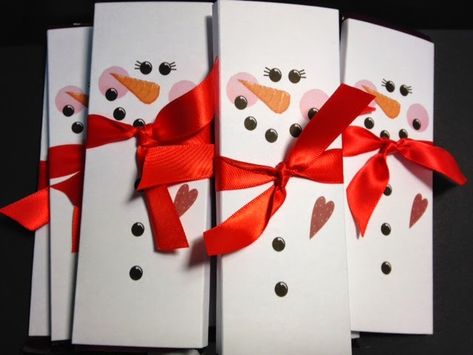 Popcorn Wrappers, Christmas Candy Bar, Chocolate Bars Gift, Hershey Bar Wrappers, Printable Snowman, Christmas Fudge, Snowman Gifts, Homemade Candy, Candy Crafts