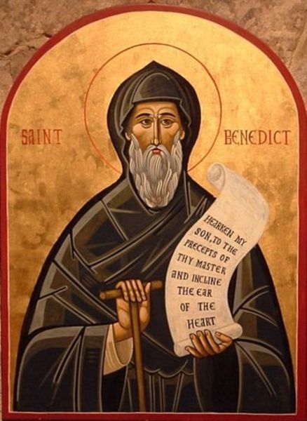 Part II. Saint Benedict (c.480-c.550 AD) The Order of St. Benedict set the rules for those who chose to live by his principles. The monastic community faces inward, concerned with their communities spiritual health; but also looks outward to the world, addressing the spiritual needs of all people. Monks were urged to pray for their neighbors and work in their communities. The Parable Of The Sower, Bedford England, Parable Of The Sower, King Of The Universe, Modern World History, St Luke, Record Store Day, Boarding House, The Cloisters