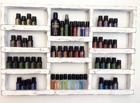 Rustic Wood Shelving, Essential Oil Display, Oil Display, Nail Polish Shelf, Oil Rack, Oil Shelf, Essential Oil Shelf, Essential Oil Holder, Nail Polish Holder