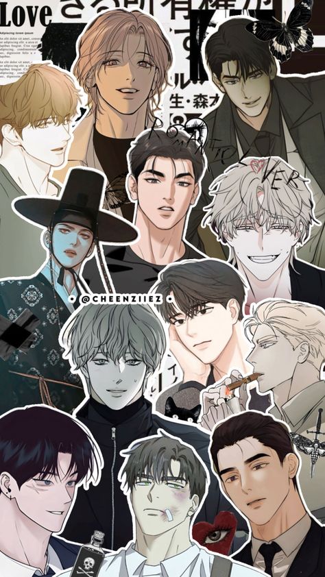 BL Manhwa | Phone Wallpaper/Lockscreen vers [ ⚠️DON’T REPOST/ RE-UPLOAD⚠️ ] Phone Wallpaper Lockscreen, Manhwa Men, Manhwa Wallpaper, Codename Anastasia, Pintor Nocturno, Chibi Wallpaper, Aesthetic Core, Yandere Manga, Wanderer Art