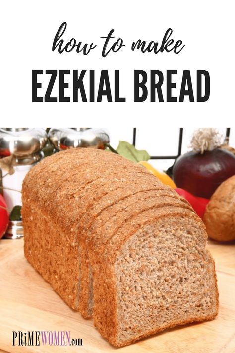 Eziekel Bread Recipe, Ezequiel Bread Recipe, Barely Bread Recipe, Ezekial Bread Recipes, Ancient Grains Bread Recipe, Flourless Bread Recipes, Biblical Bread Recipe, Homemade Ezekiel Bread Recipe, Ezekiel Bread Recipe Easy