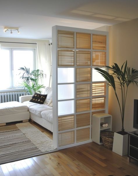 Renter Friendly Studio Divider, Bonus Room Divider Ideas, Divide Big Living Room, Dresser As Room Divider, Fake Wall Ideas Room Dividers, How To Divide A Wall With Paint, Lounge Divider Ideas, Tv As Room Divider, Ikea Wall Divider