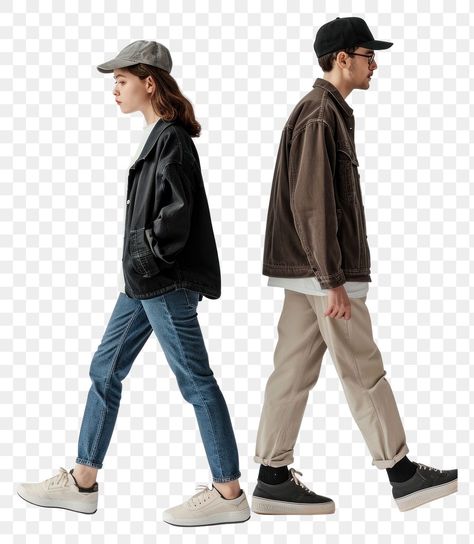 Side Walking Pose, Jacket Side View, Walking Pose, Png Light, Walking Poses, Vector People, Human Reference, Black Baseball Cap, Black Blazer