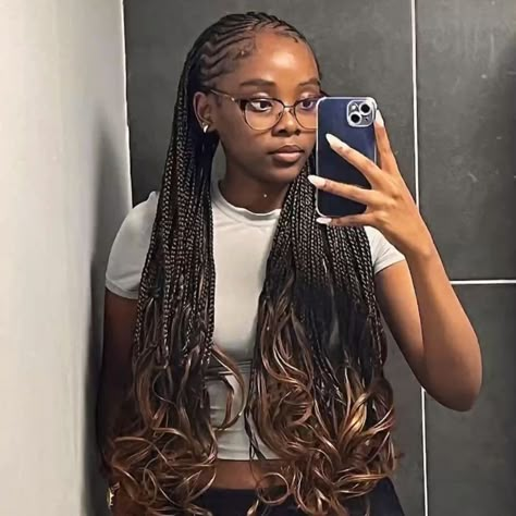 Funali Braids Flip Over, Fulani Boho Braids, Summer Braids For Black Women, Mexico Braids, Boho Cornrows, Trending Cornrows, Funali Braids, Flip Over Fulani Braids, Braids For Black Women Cornrows