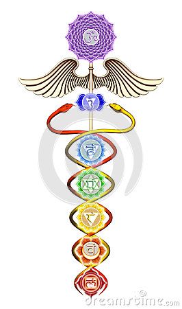 Caduceus Chakras - Download From Over 29 Million High Quality Stock Photos, Images, Vectors. Sign up for FREE today. Image: 35326224 Kundalini Tattoo, Chakra Tattoo, Greatest Commandment, The Seven Chakras, Chakra Art, Spiritual Artwork, Seven Chakras, Les Chakras, Kundalini Yoga