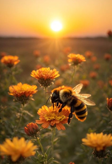 Bee Pictures, Bee Painting, Sunflower Wallpaper, Arte Fantasy, Photography Wallpaper, Sunset Pictures, Pretty Wallpapers Backgrounds, Nature Aesthetic, Zambia