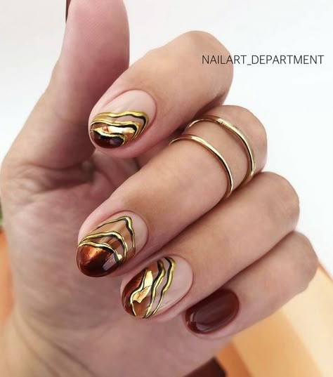 Fall Nails 3d, Amber Nails, Spice Nails, Fall Nail Inspiration, Pumpkin Spice Nails, Nail Art Fall, 3d Nail Designs, Makeup Nails Designs, Nail Art 3d