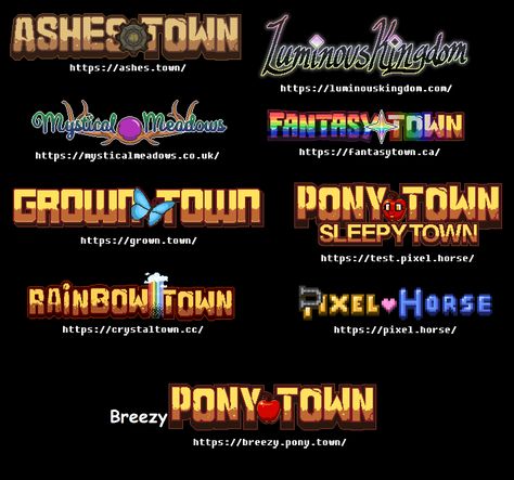 Pixel Horse, Town Games, Pony Games, Pony Creator, Town Outfits, Fantasy Town, Graffiti Words, Town Names, Pony Town