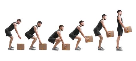 All advice about lifting heavy objects repeats “bend your knees,” however a more accurate way of speaking, when giving advice on how to pick up a heavy box, is “stick your butt out.” Here's why. #hipjoint #backjoint #joints #rangeofmotion #liftingheavyboxes #lifting #liftingheavyobjects #feldenkrais #squatting #squats #flexibility #improveflexibility #stiffjoints #stiffknees #stiffback #stiffhips #kneepain #backpain #badknees #badback #mobility #improvemobility #achyjoints #movement Proper Body Mechanics, Concept Collage, Back Bend, Giving Advice, Body Mechanics, Bad Knees, Creative Poster, Improve Flexibility, Good Posture