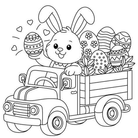 Easter Day Coloring Pages, Easter Colouring Printables, Easter Color Pages, Easter Colouring Pages, Easter Bunny Coloring Pages, Easter Eggs Coloring, Easter Coloring Pages For Kids, Easter Coloring Pages Printable, Coloring Pages Easter